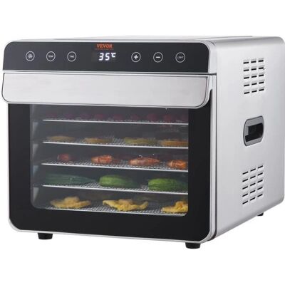 Vevor Déshydrateur Alimentaire en Acier Inoxydable 6 Plateaux - Secoueur de Charcuterie & Fruits - Publicité Vevor Déshydrateur Alimentaire en Acier Inoxydable 6 Plateaux - Secoueur de Charcuterie & Fruits - Publicité