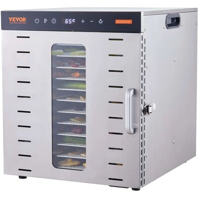 Vevor Edelstahl-Food-Dehydrator 10 Ablagen - Jerky, Trockenfrüchte - Lebensmitteltyp Vevor Edelstahl-Food-Dehydrator 10 Ablagen - Jerky, Trockenfrüchte - Lebensmitteltyp