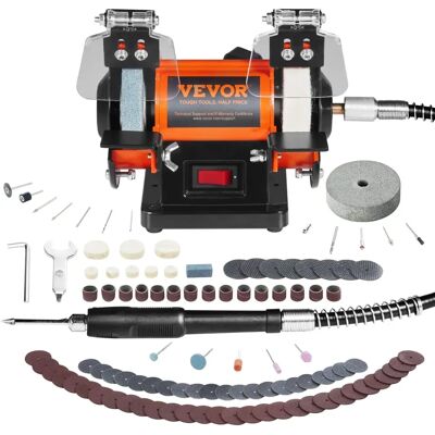 Vevor Polisseuse pour Bijoux - Meuleuse d'Établi à Vitesse Réglable - Publicité Vevor Polisseuse pour Bijoux - Meuleuse d'Établi à Vitesse Réglable - Publicité