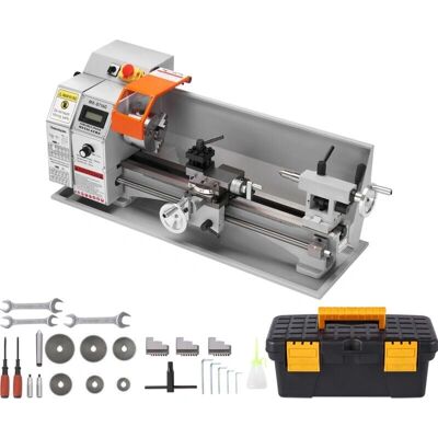 Vevor Mini Metallisorvi - 7'' x 16'', 800W, 150-2500 RPM - Tarkkuusosat Vevor Mini Metallisorvi - 7'' x 16'', 800W, 150-2500 RPM - Tarkkuusosat