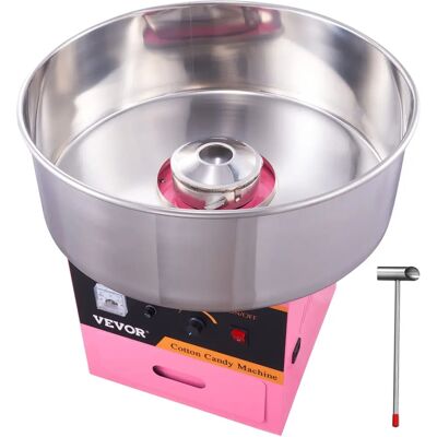 Vevor Machine à Barbe à Papa Rose 1000W - Fabricant de Nuage de Sucre - Publicité Vevor Machine à Barbe à Papa Rose 1000W - Fabricant de Nuage de Sucre - Publicité