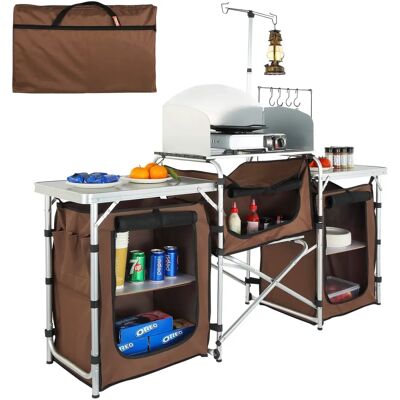 Vevor Camping Keukentafel - Duurzame Opvouwbare Buiten Kooktafel Vevor Camping Keukentafel - Duurzame Opvouwbare Buiten Kooktafel