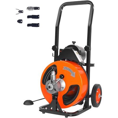 Vevor Machine de Nettoyage de Drain - 50FT, 3/8 In, Alimentation Automatique - Publicité Vevor Machine de Nettoyage de Drain - 50FT, 3/8 In, Alimentation Automatique - Publicité