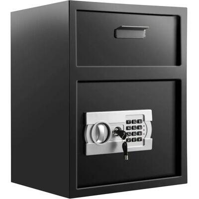 VEVOR Safe - 36x30x45CM Stahl-Schubladenschloss mit Elektronikschloss - Safe VEVOR Safe - 36x30x45CM Stahl-Schubladenschloss mit Elektronikschloss - Safe