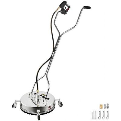 Vevor Odkurzacz powierzchniowy do mycia pod ciśnieniem - 20'' Stal nierdzewna, Max 4000 PSI, 2 dysze Vevor Odkurzacz powierzchniowy do mycia pod ciśnieniem - 20'' Stal nierdzewna, Max 4000 PSI, 2 dysze