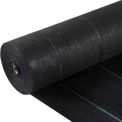 Vevor 5 x 250 pi. Tissu de barrière contre les mauvaises herbes - Noir - Publicité Vevor 5 x 250 pi. Tissu de barrière contre les mauvaises herbes - Noir - Publicité