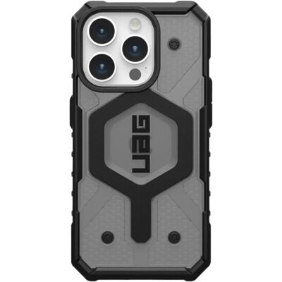 Urban Armor Gear iPhone 15 Pro MagSafe Hülle - Schwarz, Transparent Urban Armor Gear iPhone 15 Pro MagSafe Hülle - Schwarz, Transparent