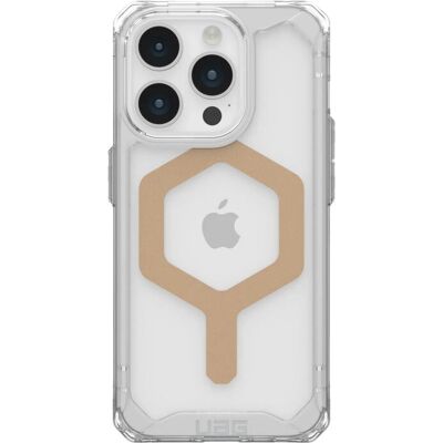 Coque de téléphone Urban Armor Gear UAG Plyo Magsafe - Transparente & Or - Type de Téléphone - Publicité Coque de téléphone Urban Armor Gear UAG Plyo Magsafe - Transparente & Or - Type de Téléphone - Publicité