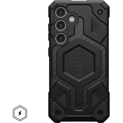 Custodia Urban Armor Gear Monarch Pro per Samsung Galaxy S24 - Carbon Custodia Urban Armor Gear Monarch Pro per Samsung Galaxy S24 - Carbon