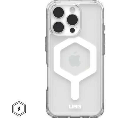 Coque MagSafe Plyo d'Urban Armor Gear Blanche - Publicité Coque MagSafe Plyo d'Urban Armor Gear Blanche - Publicité