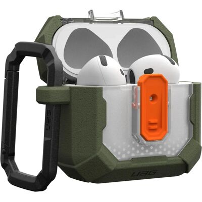 UAG Olive Drab Kopfhörertasche - Stoßfest, Karabiner UAG Olive Drab Kopfhörertasche - Stoßfest, Karabiner
