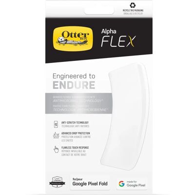 OtterBox Alpha Flex Displayschutz - Antimikrobiell - Transparent OtterBox Alpha Flex Displayschutz - Antimikrobiell - Transparent