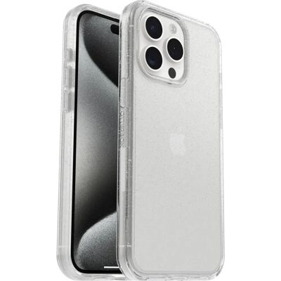 Coque OtterBox Symmetry pour iPhone 15 Pro Max transparente - Publicité Coque OtterBox Symmetry pour iPhone 15 Pro Max transparente - Publicité