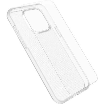 OtterBox iPhone 15 Pro Max doorzichtige case met glas - Beschermingsset OtterBox iPhone 15 Pro Max doorzichtige case met glas - Beschermingsset