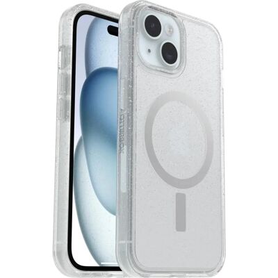 Coque transparente Otterbox Symmetry pour iPhone - Compatible MagSafe - Publicité Coque transparente Otterbox Symmetry pour iPhone - Compatible MagSafe - Publicité