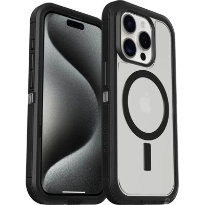 Coque OtterBox Defender XT avec MagSafe pour iPhone 15 Pro - Côté Obscur - Publicité Coque OtterBox Defender XT avec MagSafe pour iPhone 15 Pro - Côté Obscur - Publicité