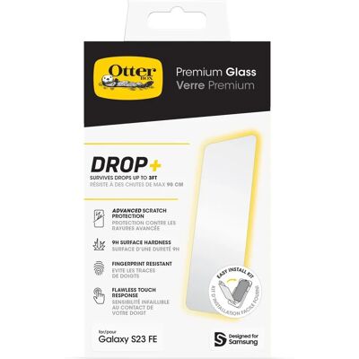 OtterBox S23 FE Schermprotector - Krassen & vingerafdrukvrij OtterBox S23 FE Schermprotector - Krassen & vingerafdrukvrij