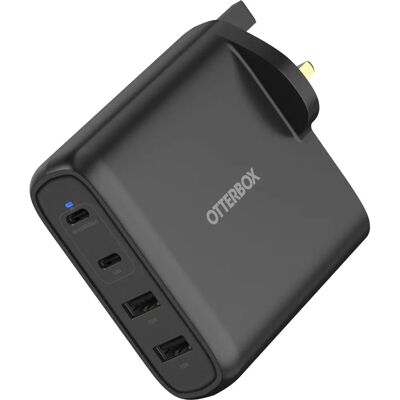 OtterBox UK GaN 100W Vier Port Wandladegerät - Wandladegerät OtterBox UK GaN 100W Vier Port Wandladegerät - Wandladegerät