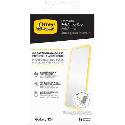 Otterbox Galaxy S24 Skærmbeskyttelse - Ridsefast, Gennemsigtig Otterbox Galaxy S24 Skærmbeskyttelse - Ridsefast, Gennemsigtig