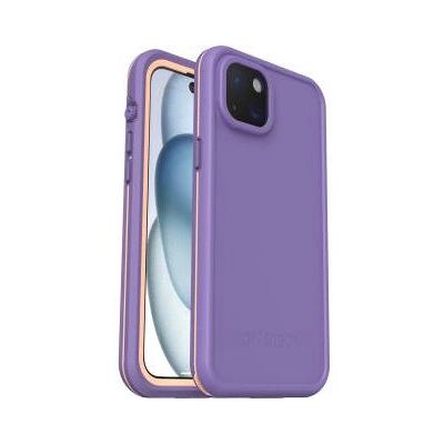 OtterBox Frē iPhone 15 Plus Vattentät Stöttålig Skal Lila OtterBox Frē iPhone 15 Plus Vattentät Stöttålig Skal Lila