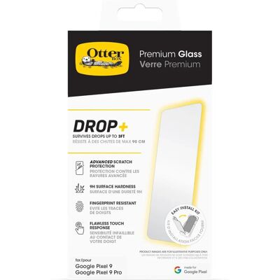 OtterBox Premium Glass - Klart skärmskydd för Google Pixel 9/Pro OtterBox Premium Glass - Klart skärmskydd för Google Pixel 9/Pro