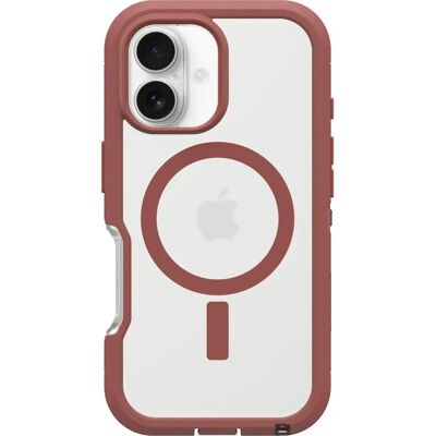 OtterBox Defender XT iPhone 16 - MagSafe, Transparant, Bruin - Telefoonhoesje OtterBox Defender XT iPhone 16 - MagSafe, Transparant, Bruin - Telefoonhoesje
