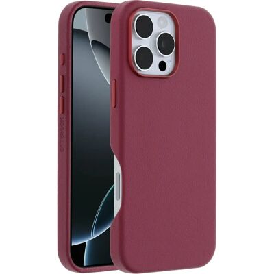 OtterBox Symmetry iPhone 16 Pro Max - Röd, MagSafe, Hållbart Läder OtterBox Symmetry iPhone 16 Pro Max - Röd, MagSafe, Hållbart Läder
