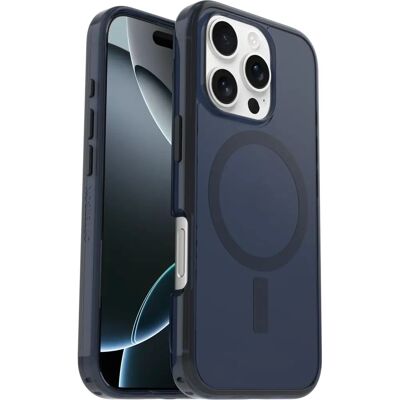 OtterBox Symmetry MagSafe Coque pour iPhone 16 Pro Bleu - Publicité OtterBox Symmetry MagSafe Coque pour iPhone 16 Pro Bleu - Publicité