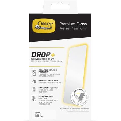 OtterBox Premium screen protector voor iPhone 13, 14 - Helder OtterBox Premium screen protector voor iPhone 13, 14 - Helder