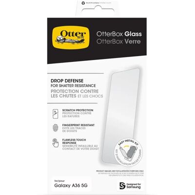 OtterBox Galaxy A36 Skærmbeskyttelse - Klar Glasbeskyttelse OtterBox Galaxy A36 Skærmbeskyttelse - Klar Glasbeskyttelse