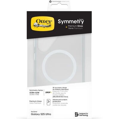 OtterBox Symmetry Clear med Magneter - Samsung Galaxy S25 Ultra Skal OtterBox Symmetry Clear med Magneter - Samsung Galaxy S25 Ultra Skal