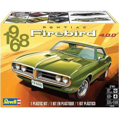 Revell Pontiac Firebird 1968 Modelbouwpakket - 122 Stukken Revell Pontiac Firebird 1968 Modelbouwpakket - 122 Stukken