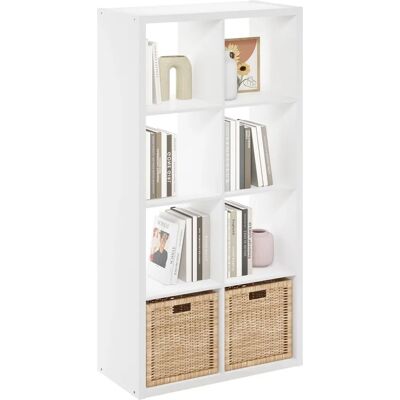 Furinno 8-Würfel Aufbewahrungsorganizer - Weiß Furinno 8-Würfel Aufbewahrungsorganizer - Weiß