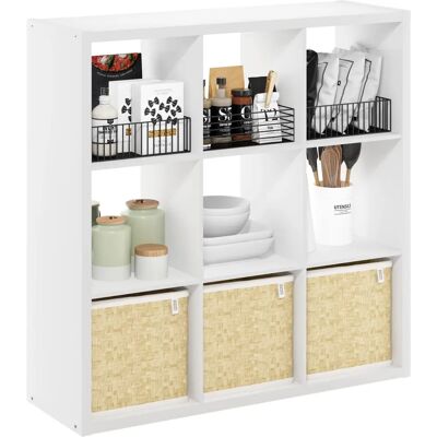 Furinno Weiße 9-Würfel Aufbewahrungsorganizer - Aufbewahrungsorganizer Furinno Weiße 9-Würfel Aufbewahrungsorganizer - Aufbewahrungsorganizer