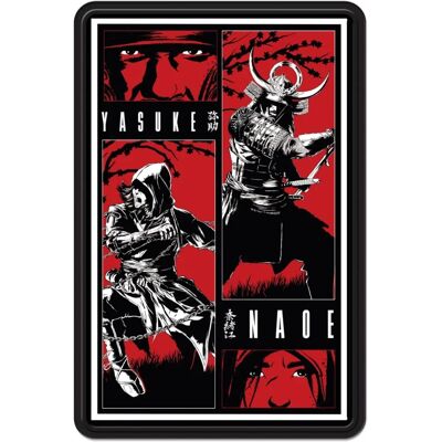 DEVplus Naoe Yasuke - Manga Poster Assassins Creed Shadowsmetal Sign - Wallscroll DEVplus Naoe Yasuke - Manga Poster Assassins Creed Shadowsmetal Sign - Wallscroll