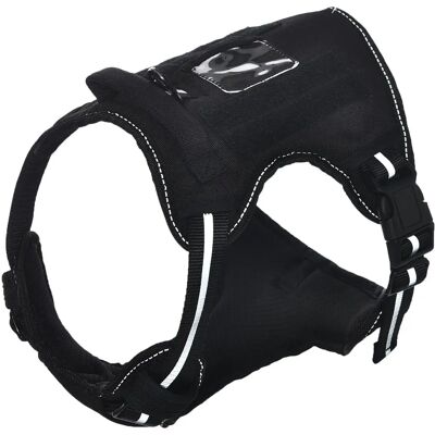 Basics YJ9802403-XL Hundsele - Ingen drag, Svart, XL Basics YJ9802403-XL Hundsele - Ingen drag, Svart, XL