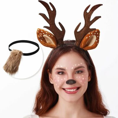 Spooktacular Creations - SPO-BU1-21399 - Tiara com chifres Spooktacular Creations - SPO-BU1-21399 - Tiara com chifres