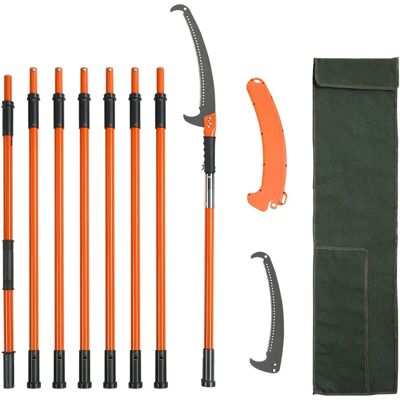 Vevor Manual Pole Saw - Extendable Tree Pruner - High Branch Trimmer Vevor Manual Pole Saw - Extendable Tree Pruner - High Branch Trimmer