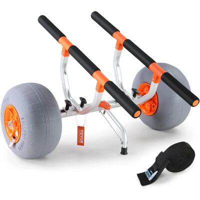 Vevor Schwerlast-Kajakwagen - Faltbar, 12'' Reifen, Verstellbar Vevor Schwerlast-Kajakwagen - Faltbar, 12'' Reifen, Verstellbar