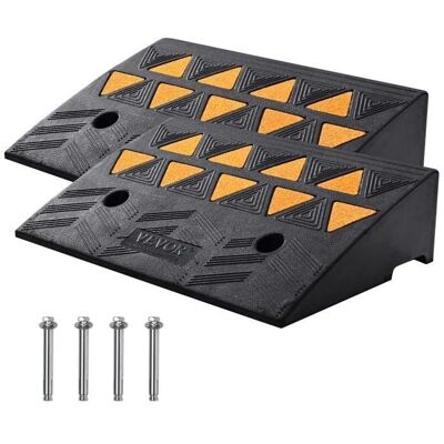 Vevor Rampa en Caoutchouc 2 Pièces - Capacité 15T pour Voitures, Fauteuils Roulants - Publicité Vevor Rampa en Caoutchouc 2 Pièces - Capacité 15T pour Voitures, Fauteuils Roulants - Publicité