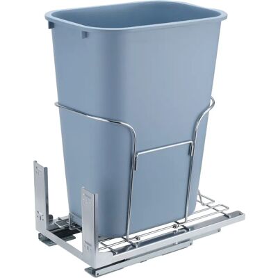 Vevor Poubelle Coulissante Compacte - 35L pour Cuisine - Publicité Vevor Poubelle Coulissante Compacte - 35L pour Cuisine - Publicité