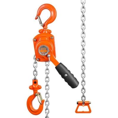 Vevor Palanca de cadena manual - Acero galvanizado - 1100 lbs - 5 pies - Freno de seguridad Vevor Palanca de cadena manual - Acero galvanizado - 1100 lbs - 5 pies - Freno de seguridad