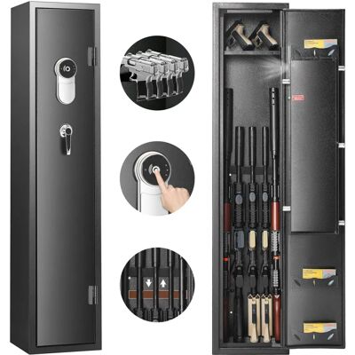Vevor Coffre à 5 Fusils - Stockage Sécurisé Longues Armes et Pistolets - Publicité Vevor Coffre à 5 Fusils - Stockage Sécurisé Longues Armes et Pistolets - Publicité