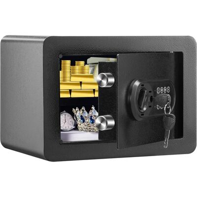 Vevor Coffre-Fort 0,5 Pieds Cubes - Coffre de Sécurité en Acier avec Clavier Numérique - Publicité Vevor Coffre-Fort 0,5 Pieds Cubes - Coffre de Sécurité en Acier avec Clavier Numérique - Publicité