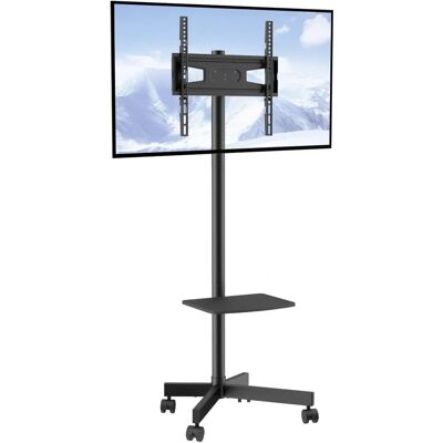 Support TV Mobile Vevor - Ajustable, compatible 23-60 pouces - Publicité Support TV Mobile Vevor - Ajustable, compatible 23-60 pouces - Publicité