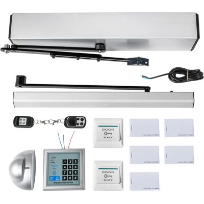 Vevor Ouvre-porte électrique - 120cm max - 120° angle - Télécommande - Facile à installer - Publicité Vevor Ouvre-porte électrique - 120cm max - 120° angle - Télécommande - Facile à installer - Publicité