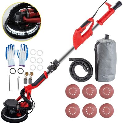 Lijadora plegable de yeso de 750 W con LED y bolsa de vacío VEVOR Lijadora plegable de yeso de 750 W con LED y bolsa de vacío VEVOR