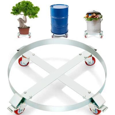 Vevor 2 Stück 55 Gallonen Trommelwagen - Schwerlast Stahl, 1000 lbs Kapazität Vevor 2 Stück 55 Gallonen Trommelwagen - Schwerlast Stahl, 1000 lbs Kapazität
