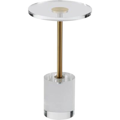 Vevor Mesa de Acrílico Transparente - Base Sólida, 21,4 pulgadas, Salón Vevor Mesa de Acrílico Transparente - Base Sólida, 21,4 pulgadas, Salón
