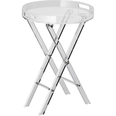 Vevor Acryl Beistelltisch Klappbar X-Beine - Seitentisch Vevor Acryl Beistelltisch Klappbar X-Beine - Seitentisch